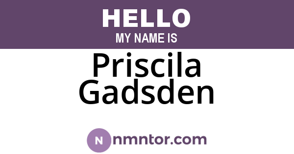Priscila Gadsden