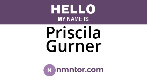 Priscila Gurner