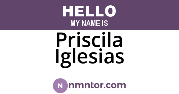 Priscila Iglesias