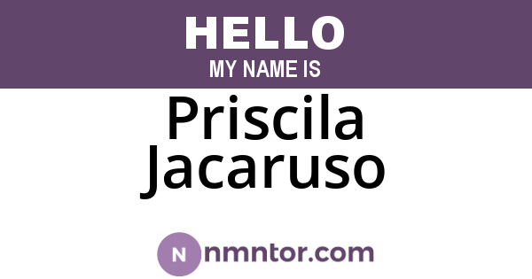 Priscila Jacaruso