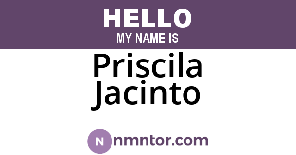Priscila Jacinto