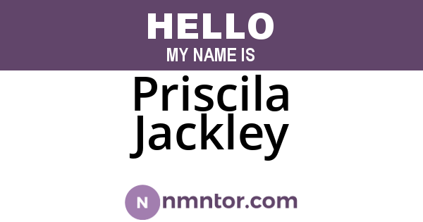Priscila Jackley