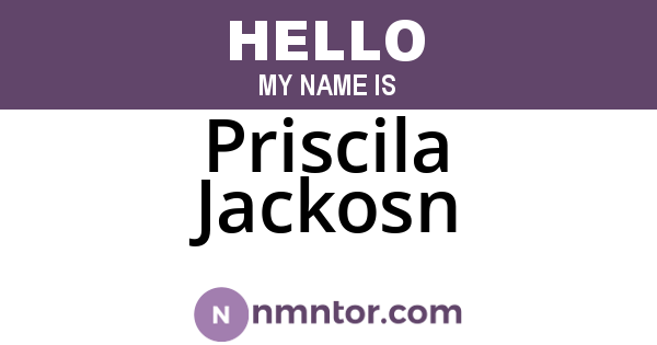 Priscila Jackosn