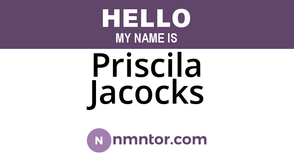 Priscila Jacocks