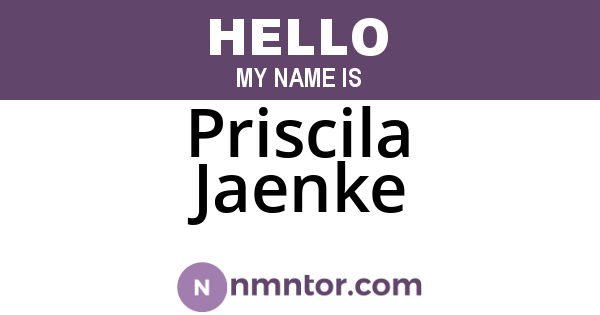 Priscila Jaenke