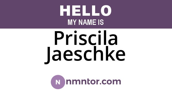 Priscila Jaeschke