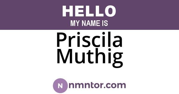 Priscila Muthig
