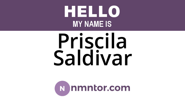 Priscila Saldivar