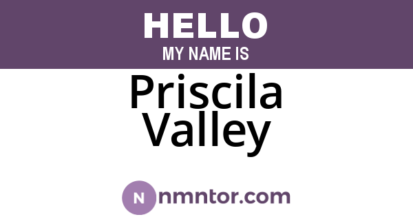 Priscila Valley