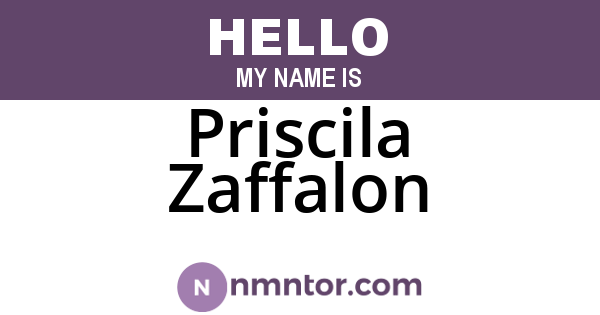Priscila Zaffalon