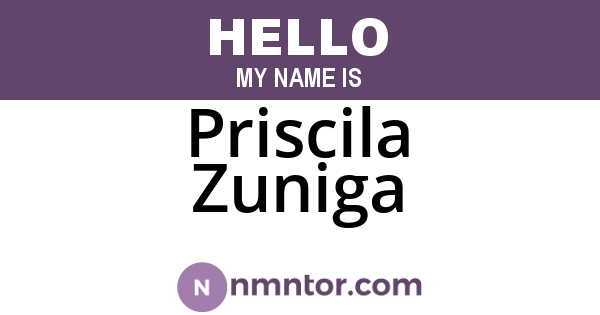 Priscila Zuniga