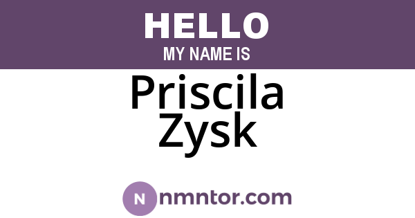 Priscila Zysk
