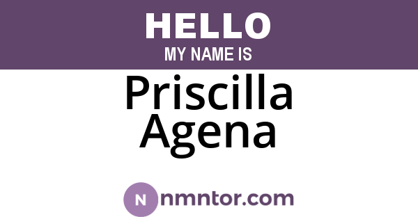 Priscilla Agena