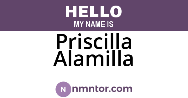 Priscilla Alamilla