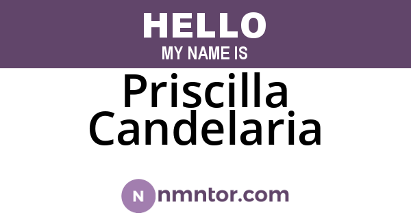Priscilla Candelaria