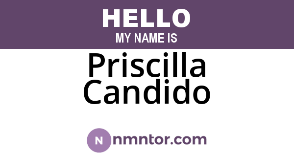 Priscilla Candido