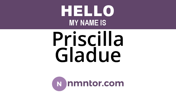 Priscilla Gladue
