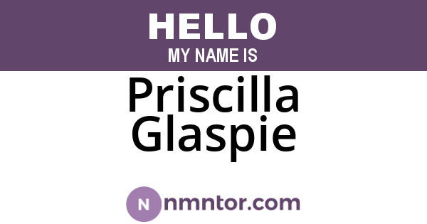 Priscilla Glaspie