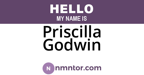 Priscilla Godwin