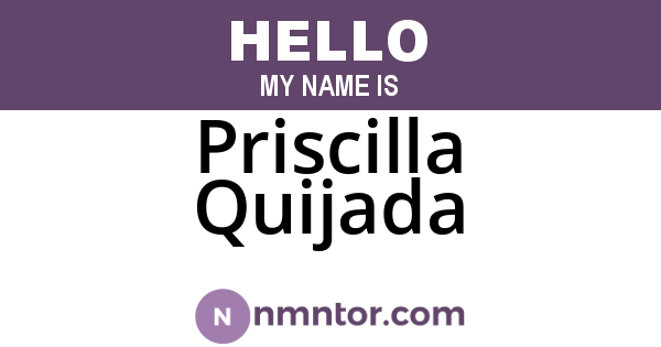 Priscilla Quijada
