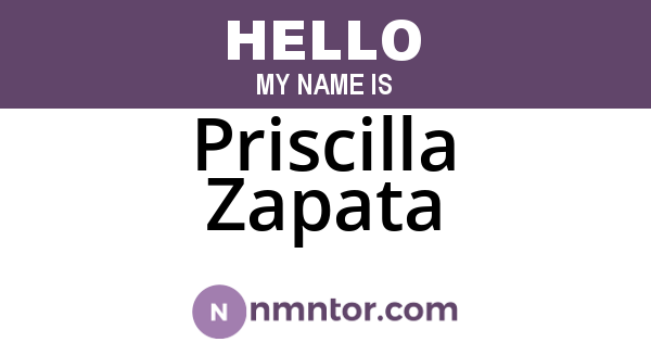 Priscilla Zapata