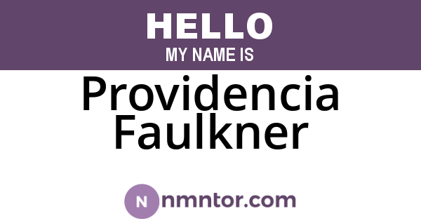 Providencia Faulkner