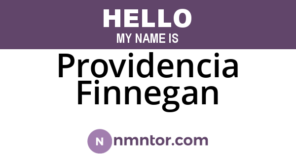 Providencia Finnegan