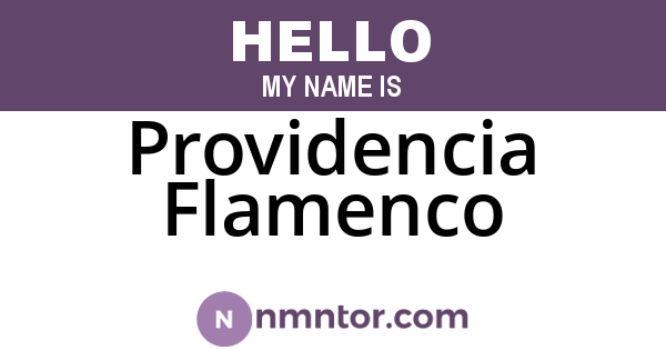 Providencia Flamenco
