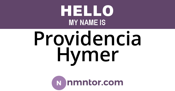 Providencia Hymer
