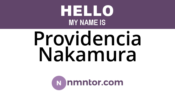 Providencia Nakamura