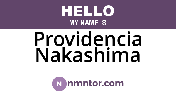 Providencia Nakashima