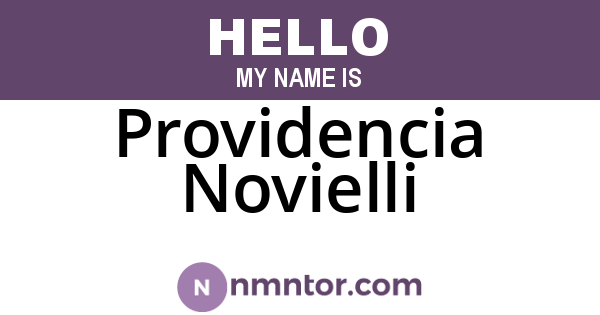 Providencia Novielli