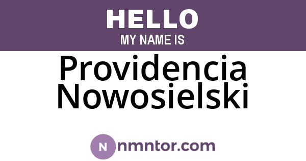 Providencia Nowosielski