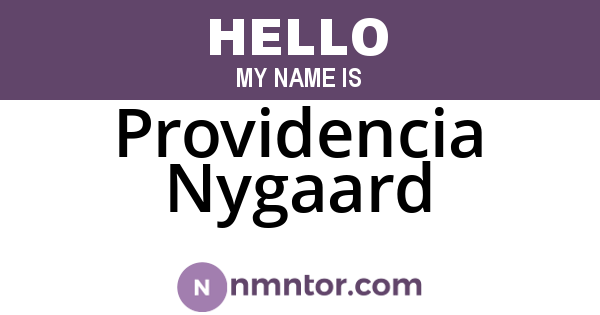 Providencia Nygaard