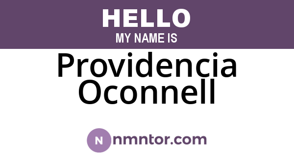 Providencia Oconnell