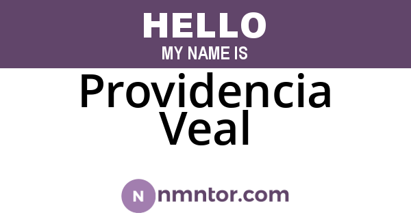Providencia Veal