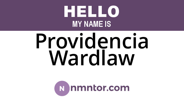Providencia Wardlaw