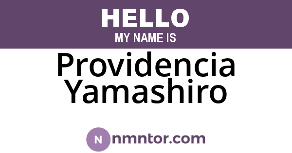 Providencia Yamashiro