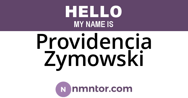 Providencia Zymowski