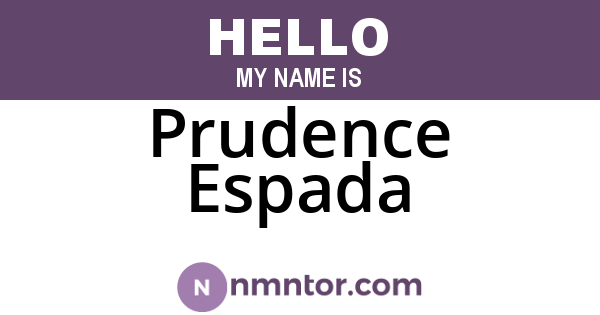 Prudence Espada