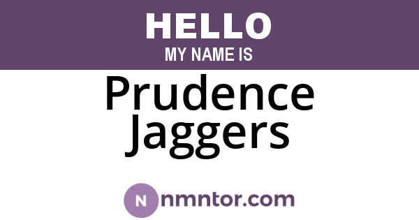 Prudence Jaggers
