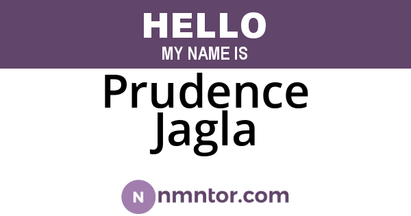 Prudence Jagla