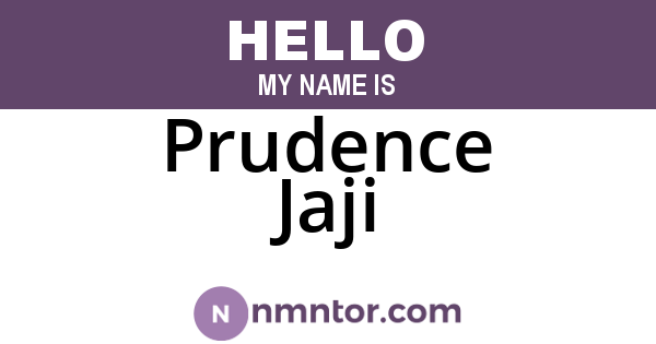 Prudence Jaji