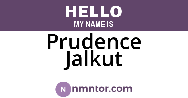 Prudence Jalkut