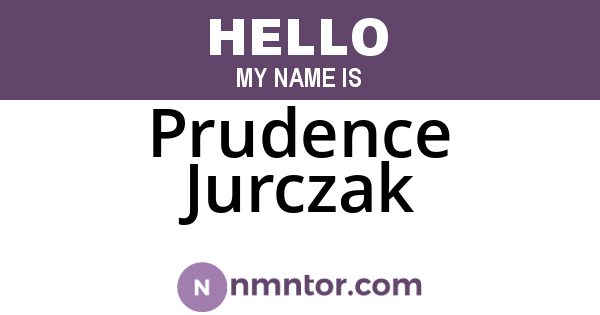 Prudence Jurczak