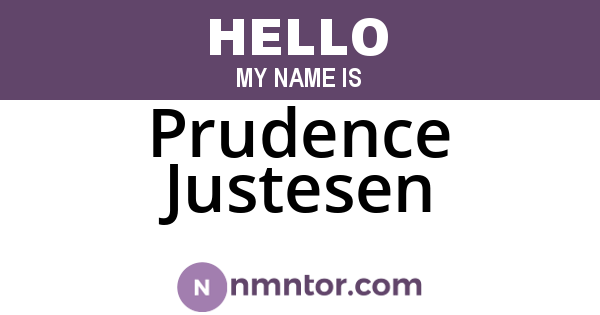 Prudence Justesen