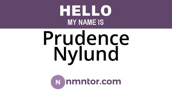 Prudence Nylund