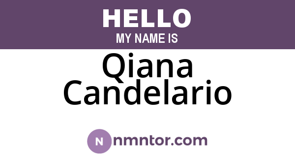 Qiana Candelario