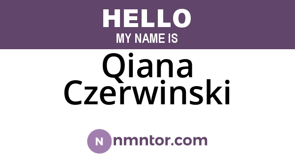 Qiana Czerwinski