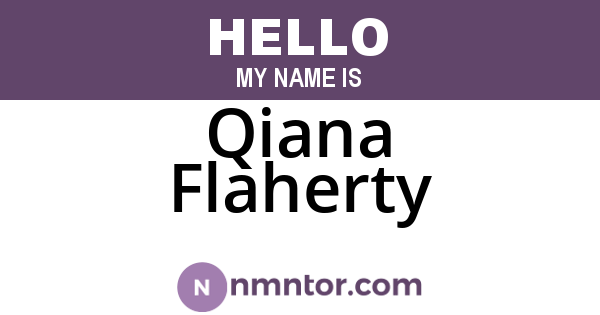 Qiana Flaherty
